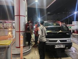 Wujudkan Wilayah Yang Aman Selama Libur Panjang : Anggota Piket Fungsi Polsek Polsek Cikancung Polresta Bandung Gelar Patroli KRYD
