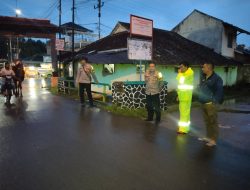 Cek Genangan Pasca Hujan Deras, Polsek Cangkuang Siagakan Personel Antisipasi Luapan Sungai