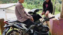 Jamin Sitkamtibmas : Bhabinkamtibmas Desa Cinanggela Polsek Pacet Laksanakan Sambang Dengan Warga Binaan