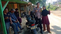 Berkumpul Bersama Warga, Bhabinkamtibmas Polsek Baleendah Sosialisasi Layanan 110