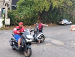 Tingkatkan Pelayanan Pada Saat Pagi Hari, Anggota Polsek Cimenyan Polresta Bandung Rutin Laksanakan Gatur