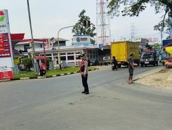 Pastikan Kelancaran Pagi : Personil Unit Samapta Polsek Cikancung Laksanakan Protap Demi Terciptanya Kamseltibcar