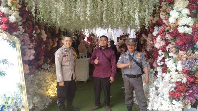 Bhabinkamtibmas Polsek Banjaran Monitoring Kegiatan Pernikahan Warga Binaan di Desa Kamasan