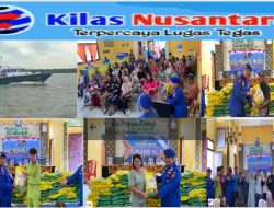 Hadirkan Program JALUR, Ditpolairud Polda Riau Bagikan 100 Paket Sembako untuk Nelayan Sinaboi Rohil