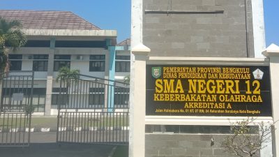 SMAN 12 Kota Bengkulu Butuh Dorongan Pemerintah:Fasilitas Lengkap,Peminat Jalur Reguler Masih Minim,