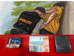 Satresnarkoba Polres Rohul Ringkus Pengedar Sabu 4,82 Gram di Ujung Batu