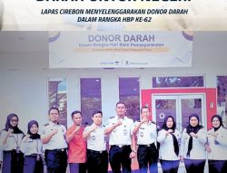 Dalam Rangka Hari Bakti Pemasyarakatan Ke -62 Lapas Cirebon Mengundang Rutan I Cirebon, Bapas I Cirebon dan Kantor Imigrasi Kelas I TPI Cirebon Untuk Melaksanakan Kegiatan Donor Darah