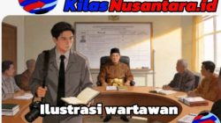 Tetap ‘Welcome’ ke Media, Kades Cipeucang Harap Kejadian Oknum Masuk Ruangan Tanpa Izin Tak Terulang