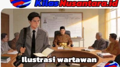 Tetap ‘Welcome’ ke Media, Kades Cipeucang Harap Kejadian Oknum Masuk Ruangan Tanpa Izin Tak Terulang