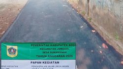 ‎Tingkatkan Kenyamanan Mobilitas, Pemdes Sukamanah Genjot Pengaspalan Jalan Lingkungan di Kampung Cibucil