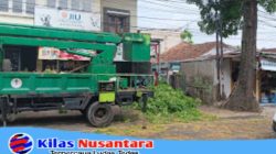 DLH Kota Cimahi Lakukan Pemangkasan Dahan Untuk Sterilisasi Kawasan Cibabat Demi Keselamatan Masyarakat