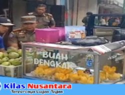 Demi Ketertiban Kota, Kasatpol PP Cimahi Pimpin Langsung Operasi Penertiban PKL