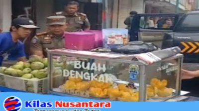 Demi Ketertiban Kota, Kasatpol PP Cimahi Pimpin Langsung Operasi Penertiban PKL