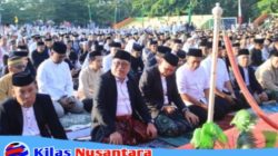 Bupati Takalar Daeng Manye Bersama Daeng Se,re Anggota DPR RI Jalan Kaki Ke Lapangan Makkatang Daeng Sibali Shalat Idul Adha 1447 H