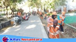 DLHP Kabupaten Takalar dan Tim Orange Bersihkan Alun-Alun Usai Lebaran