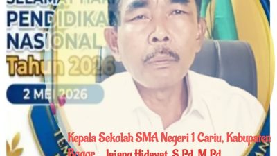 Hardiknas 2026 Kepala SMAN 1 Cariu Tekankan Pentingnya Partisipasi Semesta demi Pendidikan Bermutu