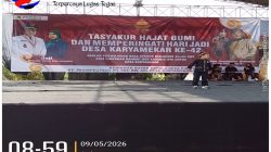 Tasyakur Hajat Bumi dan Peringatan Hari Jadi Desa Karyamekar ke-42.