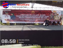 Tasyakur Hajat Bumi dan Peringatan Hari Jadi Desa Karyamekar ke-42.