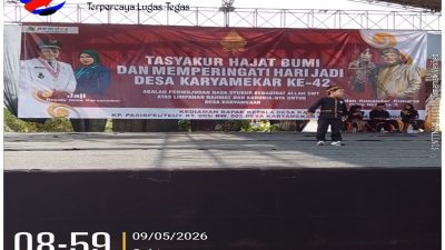Tasyakur Hajat Bumi dan Peringatan Hari Jadi Desa Karyamekar ke-42.