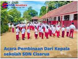 Meningkatkan Disiplin Siswa, Kepala Sekolah SDN Cisarua Gelar Acara Pembinaan Langsung