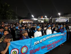 Ratusan Buruh Margahayu Diberangkatkan ke Monas, Polresta Bandung Pastikan Pengamanan Maksimal May Day 2026