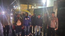 Turunkan Angka Kriminalitas : Anggota Piket Fungsi Polsek Pacet Polresta Bandung Laksanakan Patroli Malam