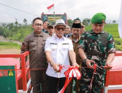 Jembatan Gantung Perintis Garuda Diresmikan, KDS Ucapkan Terima Kasih Kepada Presiden dan Jajaran TNI AD