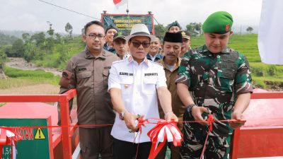 Jembatan Gantung Perintis Garuda Diresmikan, KDS Ucapkan Terima Kasih Kepada Presiden dan Jajaran TNI AD