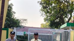 Bhabinkamtibmas Desa Cimenyan Polsek Cimenyan Sambangi Satpam SMPN 1 Cimenyan