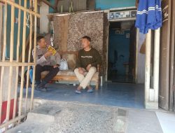 Saat Sambang Bhabinkamtibmas Desa Talun Sampaikan Pesan Kamtibmas Kepada Warga Binaan