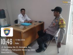 Bhabinkamtibmas Desa Girimekar Gandeng Aparat Desa Perkuat Kamtibmas, Warga Diminta Waspada Aksi Kriminalitas