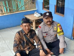 Setiap Hari : Bhabinkamtibmas Polsek Pacet Sampaikan Pesan dan Himbauan Kamtibmas