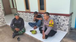 Jamin Keamanan : Anggota Bhabinkamtibmas Desa Karang tunggal Polsek Paseh Datangi Pemukiman Warga