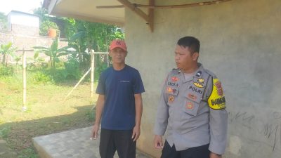 Dalam Upaya Mewujudkan Keamanan : Anggota Bhabinkamtibmas Desa Sindangsari Polsek Paseh Sambangi Warga Binaan