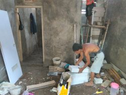 Bhabinkamtibmas Desa Cangkuang Kulon Monitoring Perkembangan Program Rutilahu Polresta Bandung di Dayeuhkolot