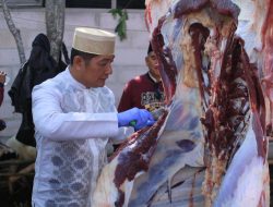 Polresta Bandung Gelar Shalat Idul Adha 1447 H, Tebar Kepedulian Lewat 47 Hewan Kurban