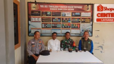 Perkuat Sinergitas, Bhabinkamtibmas Desa Warjabakti Aiptu Aa Abdurahman Sambangi Tokoh Agama