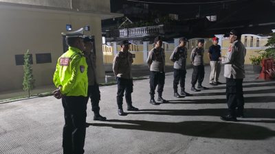 PLT Kapolsek Ciwidey Pimpin Apel KRYD Malam Minggu, Antisipasi C3 dan Gangguan Kamtibmas