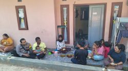 Anggota Bhabinkamtibmas Polsek Cikancung Sampaikan Himbauan Kamtibmas