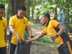 Buruh dan Polisi Kompak Bersihkan Soreang, Eco Walker May Day 2026 Jadi Simbol Kepedulian Lingkungan