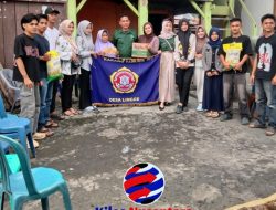 Karang Taruna Desa Lingge Gelar Bakti Sosial,Salurkan Bantuan Kepada Ibu Yamsi Korban Kebakaran di Desa Paduraksa,