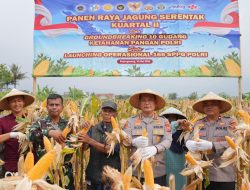 Panen Raya Serentak, Polresta Bandung Dukung Ketahanan Pangan Nasional dan Launching SPPG Polri
