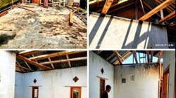 Gotong Royong Warga Perbaiki Rumah Orang Tua Kaperwil Kilasnusantara Pasca Kebakaran,Bantuan Diharapkan dari Pemerintah dan Dermawan,
