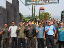 Sinergi dan Soliditas Forkopimda Diperkuat Lewat Olahraga Bersama di Kodim 0624/Kabupaten Bandung