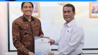 Perkuat Ketahanan Pangan Nasional, Lucky Hakim Temui Menteri Pertanian RI Serahkan Usulan Petani Indramayu