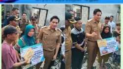 Bupati Indramayu Lucky Hakim Gercep sumbang dana 20 juta untuk korban kebakaran Desa Lajer Kecamatan Tukdana