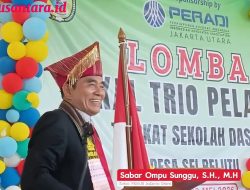 Ketua PERADI Jakut Sabar Ompu Sunggu Buka Festival Trio Pelajar SD di Sei Belutu, Tampilkan Lagu Ciptaannya “Sei Belutu Nauli”