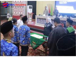 Pelantikan dan Pengambilan Sumpah PNS Tahun 2026, Bupati Ratna Machmud Tekankan Integritas dan Profesionalisme.