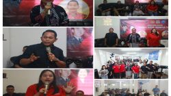 Gesuri Mesias Bintang Merah Angota Dewan DPRD Kota Tangerang Dan Yulius Setiarto Anggota Komisi I DPR RI Serta BNN Kota Tangerang Diskusi Bebas Narkoba Di PAC PDI Perjuangan Ciledug