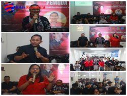 Gesuri Mesias Bintang Merah Angota Dewan DPRD Kota Tangerang Dan Yulius Setiarto Anggota Komisi I DPR RI Serta BNN Kota Tangerang Diskusi Bebas Narkoba Di PAC PDI Perjuangan Ciledug